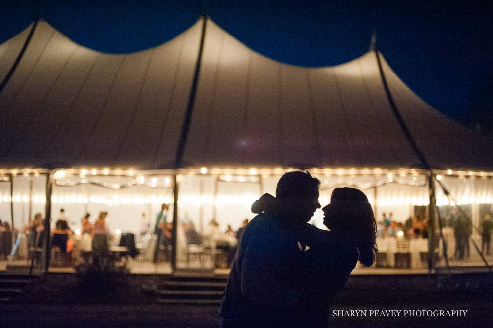 Tent Wedding at Night