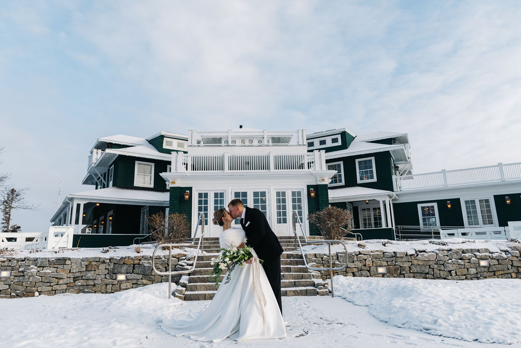 French's Point - Winter Wedding Venue in Maine - Coastal Destination Wedding Venue - Holiday Home Rental - Weekend Timeline - Greta Tucker Photography